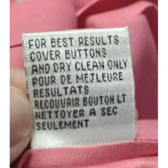 Talbots Blouse Size 18 Sleeveless Button Collar V Neck Silk - Picture 8 of 8